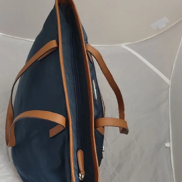 Michael Kors Dark Blue and Brown Tote - Picture 8 of 15
